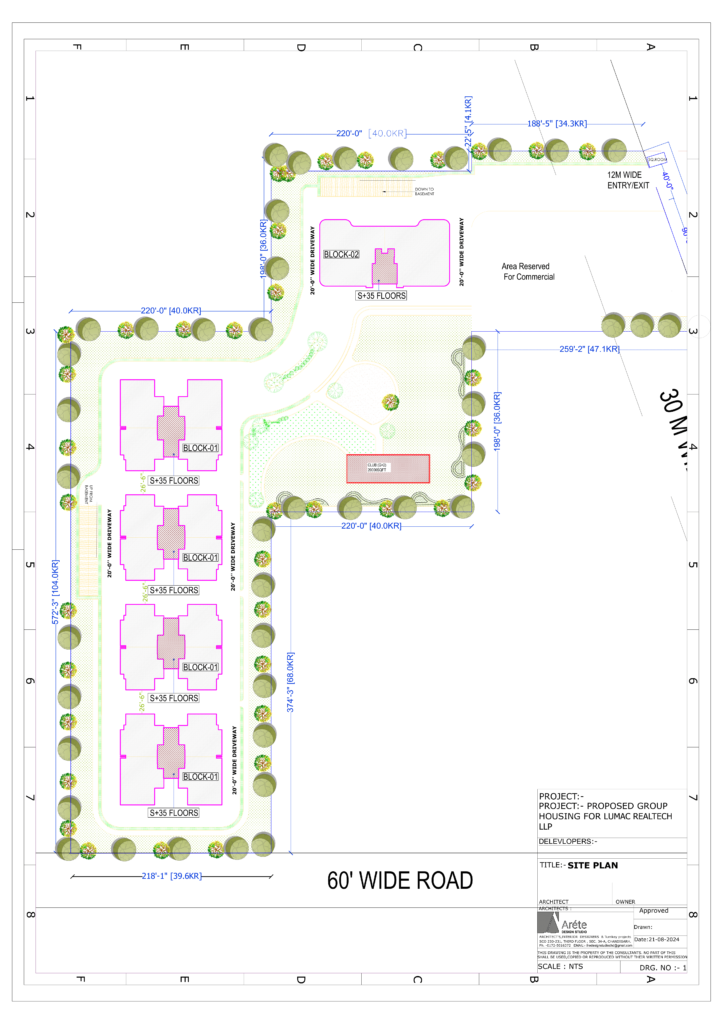 Site Layout Mohali Crest